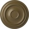 Ekena Millwork Traditional Ceiling Medallion (Fits Canopies up to 5 1/2"), 24 3/8"OD x 1 1/2"P, Mississippi Mud CM24TRMMF - alternate 1